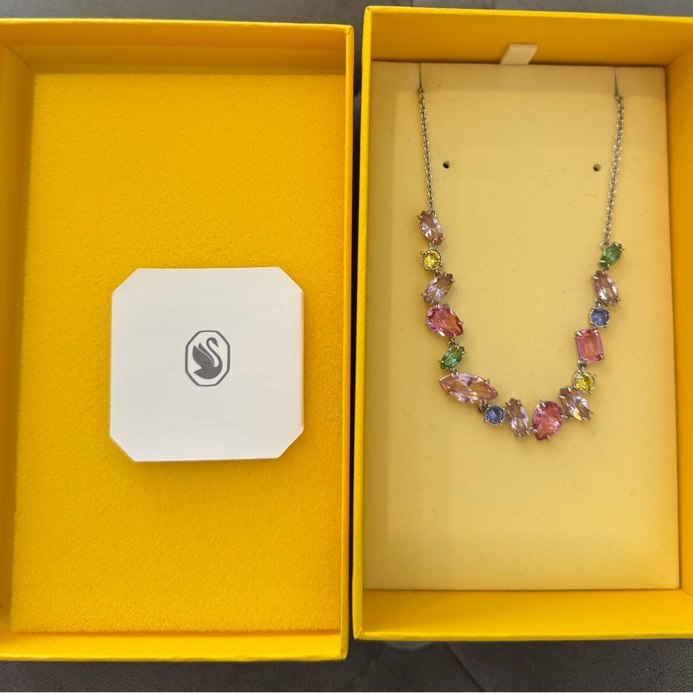 Swarovski multicolored necklace